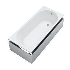 Schedline Solia White Mat SET Wanne mit Träger 170x75 cm weiß 3WST.SS1P-17075/B/MG