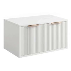 Rea Core Badschrank 80x47x40 cm Unterschrank hängend weiß REA-M0401