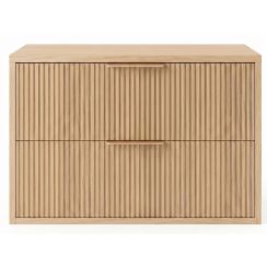 Rea Mono Badschrank 60x47x48 cm Unterschrank hängend eiche REA-M0408