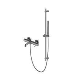 Set Badewannen- und Duscharmatur Oltens Molle 34112400, Duschstange Oltens Alling 37301400, 37102400, 37200400