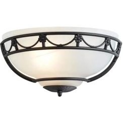 Elstead Lighting Carisbrooke Wandleuchte 1x60 W schwarz CB-WU-BLACK