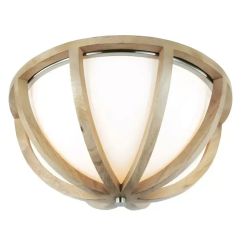 Elstead Lighting Allier Decke 2x60 W holz FE-ALLIER-F-LW