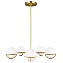 Elstead Lighting Apollo Pendelleuchte 5x3 W messing FE-APOLLO5-BB