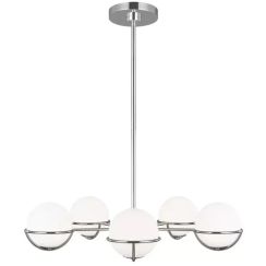 Elstead Lighting Apollo Pendelleuchte 5x3 W nickel FE-APOLLO5-PN