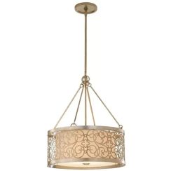 Elstead Lighting Arabesque Pendelleuchte 4x60 W patina FE-ARABESQUE4
