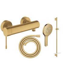 Set Duscharmatur Grohe Essence 33636GN1, Duschstange Grohe Rainshower 26603GN0, 26574GN0, 28388GL1