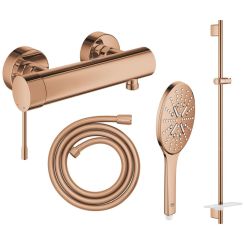 Set Duscharmatur Grohe Essence 33636DA1, Duschstange Grohe Rainshower 26603DA0, 26574DA0, 28388DA1