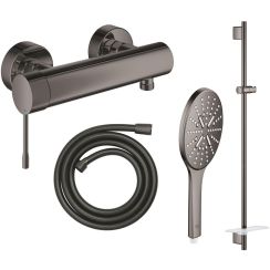 Set Duscharmatur Grohe Essence 33636A01, Duschstange Grohe Rainshower 26603A00, 26574A00, 28388A01