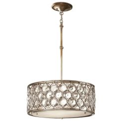 Elstead Lighting Lucia Pendelleuchte 3x60 W silber FE-LUCIA-B