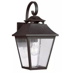 Elstead Lighting Galena Außenwandleuchte 1x60 W braun FE-GALENA2-M-SBL