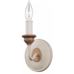 Elstead Lighting Hartsville Wandleuchte 1x40 W weiß-holz FE-HARTSVILLE1