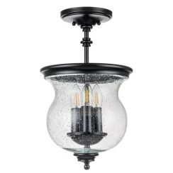 Elstead Lighting Pickering Lane Deckenlampe 3x40 W schwarz FE-PICKERING-LANE-SF-BLK