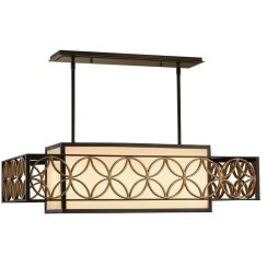 Elstead Lighting Remy Pendelleuchte 4x60 W gold-braun FE-REMY-P-A