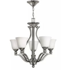 Elstead Lighting Bolla Pendelleuchte 5x60 W nickel HK-BOLLA5