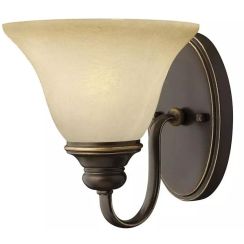 Elstead Lighting Wandleuchte 1x60 W braun HK-CELLO1