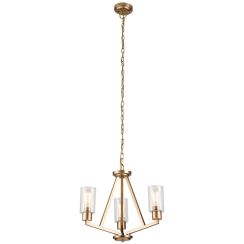 Elstead Lighting Deryn Pendelleuchte 3x60 W messing KL-DERYN3-NBR