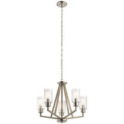 Elstead Lighting Deryn Pendelleuchte 5x60 W grau/aschfarben KL-DERYN5-DAG