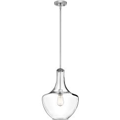 Elstead Lighting Everly Pendelleuchte 1x60 W chrom KL-EVERLY-P-M-CH