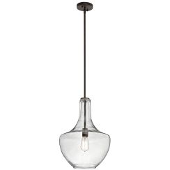Elstead Lighting Everly Pendelleuchte 1x60 W braun KL-EVERLY-P-M-OZ