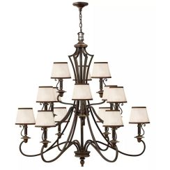 Elstead Lighting Plymouth Pendelleuchte x40 W braun HK-PLYMOUTH15