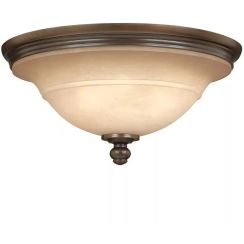 Elstead Lighting Plymouth Decke 3x60 W braun HK-PLYMOUTH-F