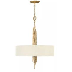 Elstead Lighting Spyre Pendelleuchte 6x60 W champagner HK-SPYRE6P-CPG
