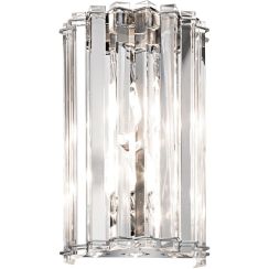 Elstead Lighting Crystal Skye Wandleuchte 2x3 W chrom KL-CRYSTAL-SKYE2