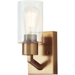 Elstead Lighting Deryn Wandleuchte 1x60 W messing KL-DERYN1-NBR