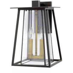 Elstead Lighting Walker Außenwandleuchte 2x60 W braun HK-WALKER2-L