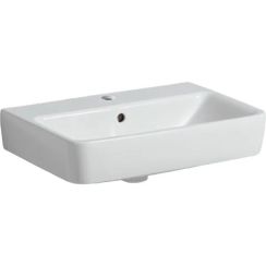 Geberit Selnova Compact Waschbecken 60x37 cm rechteckig Klassisch weiß glanz 501.511.00.7
