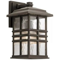 Elstead Lighting Beacon Square Außenwandleuchte 1x60 W braun KL-BEACON-SQUARE-M-OZ