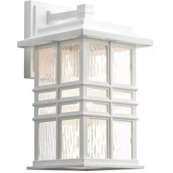 Elstead Lighting Beacon Square Außenwandleuchte 1x60 W weiß KL-BEACON-SQUARE-M-WHT