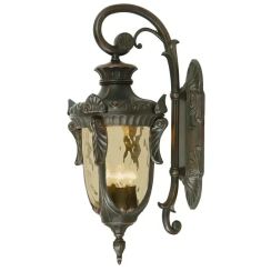 Elstead Lighting Philadelphia Außenwandleuchte 3x60 W braun PH2-L-OB