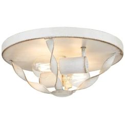 Elstead Lighting Bradbury Decke 2x60 W weiß QZ-BRADBURY-F-AWH