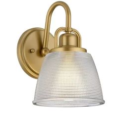 Elstead Lighting Dublin Wandleuchte 1x3 W messing QZ-DUBLIN1-PNBR