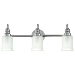 Elstead Lighting Swell Wandleuchte 3x3 W chrom QZ-SWELL3-PC-BATH