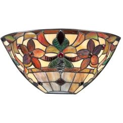 Elstead Lighting Kami Wandleuchte 2x60 W braun QZ-KAMI-WU