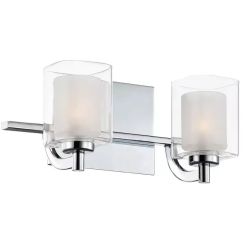 Elstead Lighting Kolt Wandleuchte 2x3 W chrom QZ-KOLT2-PC-BATH