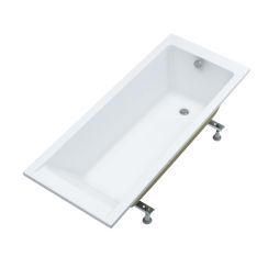 Schedline Milos Rechteckige Badewanne 160x75 cm weiß 3WSP.M1P-16075
