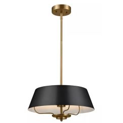 Elstead Lighting Luella Deckenlampe 3x40 W schwarz KL-LUELLA-3P-BKB