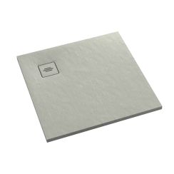 Schedline Protos Cement Stone Quadratische Duschwanne 90x90 cm zement 3SP.P1K-9090/CT/ST-M1/CT/ST