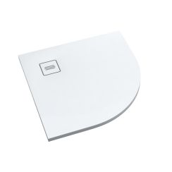 Schedline Protos Smooth White Halbrunde Duschwanne 90x90 cm weiß 3SP.P1O-9090-M1