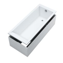 Schedline Maio SET Wanne mit Träger 170x75 cm weiß 3WST.MS2P-17075