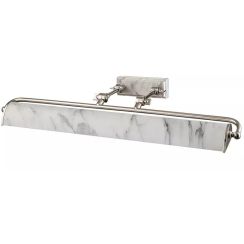 Elstead Lighting Winchfield Wandleuchte 4x40 W weiß-nikel WINCHFIELD-PLL-PN-WM