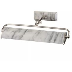 Elstead Lighting Winchfield Wandleuchte 2x40 W weiß-nikel WINCHFIELD-PLM-PN-WM
