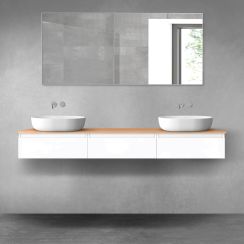 Set Badschrank Oltens Vernal 60009000, Waschtischplatte Oltens Vernal 63021060