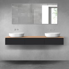 Set Badschrank Oltens Vernal 60009300, Waschtischplatte Oltens Vernal 63021060