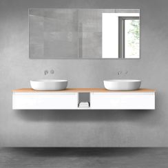 Set Badschrank Oltens Vernal 60010000, Waschtischplatte Oltens Vernal 63021060, 60020000