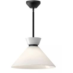 Elstead Lighting Halston Deckenlampe 1x60 W schwarz ALM-HALSTON-P-M-BK