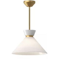 Elstead Lighting Halston Deckenlampe 1x60 W gold ALM-HALSTON-P-M-GD